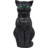 16 In. LED Head-Turning Lighted Cemetery Cat Halloween Decoration 5122829