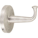 Interion Single Clothes Hook - Silver