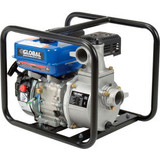 Global Industrial Portable Gasoline Water Pump 2 Intake/Outlet 7HP