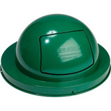 Global Industrial Steel Dome Lid For 36 Gallon Trash Can Green