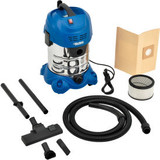 Global Industrial Stainless Steel Wet/Dry Vacuum 6.6 Gallon Cap.