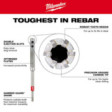 Milwaukee Tool Rebar Cutter Drill Bit,3-4 in Drill Bit 48-20-6722