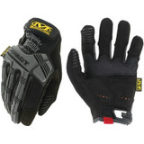 M-Pact Mechanics Glove, Armortex/D3O/EVA Foam/Synthetic Leather/TPR/TrekDry, Size 9, Black/Gray