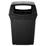 Rubbermaid Commercial Trash Can,45 gal.,Black,Plastic FG917388BLA