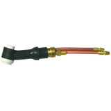 WP-20 Water Cooled Tig Torch Body, Angled Head, 3/4 in Handle