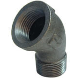 Southland 1-1/4 In. 45 Deg. Street Malleable Black Iron Elbow (1/8 Bend)