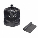 Tough Guy Recycled Plastic Trash Bags,Black,PK200 803ZU6
