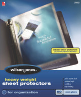 Wilson Jones® PROTECTOR,SHT,TPLD,NGL,CR W21412