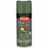 Colormaxx Spray Paint,Satin,Italian Olive,12 oz K05566007