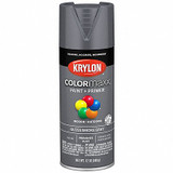 Colormaxx Spray Paint,Gloss,Smoke Gray,12 oz K05539007