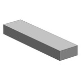 Sim Supply Carbon Steel Rectangular Bar,6' L,3" W  18F.188X3-72