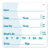 Daymark Food Safety Label,White,2 in H,1000pk IT112437