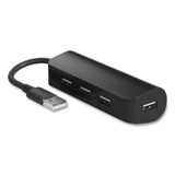 NXT Technologies™ Usb 2.0 Hub, 4 Ports, Black NX56850