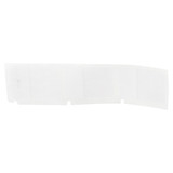 Brady Precut Label Roll Cartridge,Clear/White M4-143-427