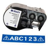 Brady Precut Label Roll Cartridge,Blue/White M4C-1000-595-BL-WT