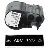 Brady Precut Label Roll Cartridge,Black,Gloss M5C-1500-595-BK-WT