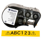 Brady Precut Label Roll Cartridge,Yellow,Gloss M4C-750-595-YL-BK