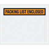 Sim Supply Packing List Envelope,Orange,PK1000  PL12