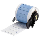 Brady Sleeve,1 in W,21/64 in H,Die-cut M6-187-1-342-WT