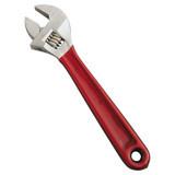 Cushion Grip Adjustable Wrench, 10 in L Grip, 1-3/8 in Opening, Chrome