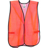 Global Industrial Hi-Vis Safety Vest Mesh Orange One Size