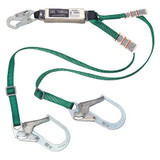 Msa Safety Shock Absorbing Lanyard,Twin Leg,12 ft. 10211488