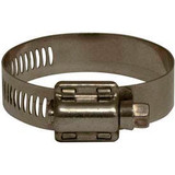 Apache 48008518 3-1/8"" - 5"" 301 Stainless Steel Worm Gear Clamp w/ 9/16"" Wide