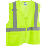 Global Industrial Class 2 Hi-Vis Safety Vest 2 Pockets Mesh Lime 2XL/3XL