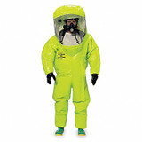 Dupont Encapsulated Suit,2XL,Lime Yellow TK555TLY2X000100