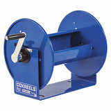 Coxreels Hand Crank Hose Reel,100 ft,3/"4 ID,Blue 117-5-100