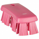 Vikan Cleaning Brush,6 7/8 in L,Pink Bristle 38911