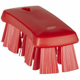 Vikan Cleaning Brush,6 7/8 in L,Red Bristle  38914