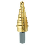 Unibit Titanium Fractional Self-Starting, 1/4 in to 3/4 in, 9 Steps