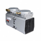 Gast Compressor/Vacuum Pump, 1/4 hp, 29 in Hg DAA-V701-EB