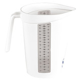 Vikan Measuring Cup,2 qt.,Polypropylene,White 60005