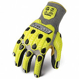 Ironclad Performance Wear Mechanics Gloves,Full Finger,ANSI,L,PR KCI3PU-04-L