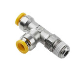 Parker Fitting,Tee,25-17/32mm,Brass W171PLP-10M-6R