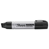 Magnum Permanent Marker, Black, Oversized, Broad Chisel Tip, 12 EA/DZ