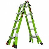 Little Giant Ladders Ladder,Fiberglass,5 to 9 ft H,300 lb Cap 16122-001