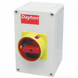 Hoffman Disconnect Switch,32A,20 HP,600VAC,3-Ph VS-DS40RY