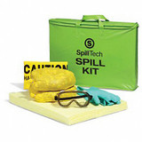 Spilltech HazMat Tote Spill Kit,5 gal,Drum,Green SPKHZ-GTOTE