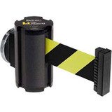 Lavi Industries Magnetic Retractable Belt Barrier Black Wrinkle Case W/10' Black