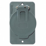 Hubbell Wiring Device-Kellems Watertight Cover,For 1.57 In dia. Device HBL3058