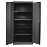 Hallowell Storage Cabinet,78"x48"x24",Black,4Shlv 825S24A-ME