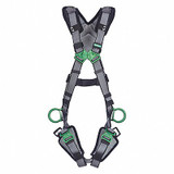 Msa Safety Full Body Harness,V-FIT,XL 10194962