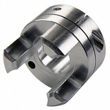 Ruland Curved Jaw Coupling Hub,1/2",Aluminum JC32-8-A
