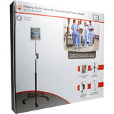 Cta Digital Floor Stand,64 in H,Silver PAD-SHFS