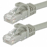 Monoprice Patch Cord,Cat 6,Flexboot,Gray,10 ft. 9809