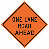 One Lane Road Traffic Sign,36" x 36"