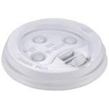 Sim Supply Disp Hot Cup Lid,10 oz-20oz,White,PK1000  E1020-DLW